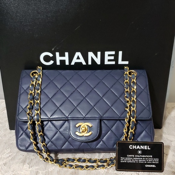 Authentic Chanel Lambskin Double Flap CC Bag (SOLD) - Picture 1 of 16